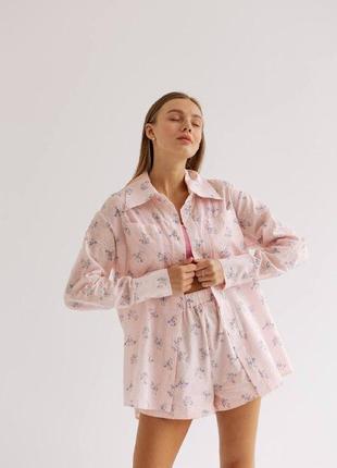 Сорочка в дрібну квіточку