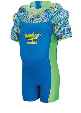 Детский костюм для купания плавания с поплавками (не тонущими защитными вставками по плечам и ручкам )2-3 года