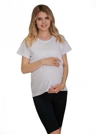 👑vip👑 футболка для беременных и кормящих хлопок базовая футболка для беременных и кормящих1 фото