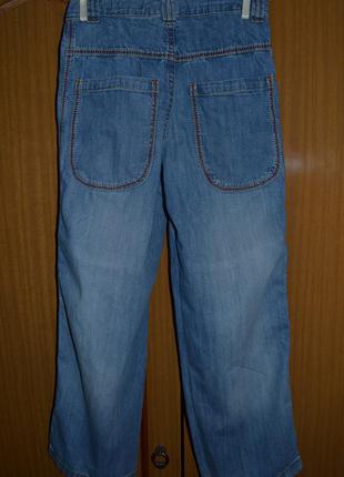 Лёгкие летние джинсы фирмы midimod sports  wear ( турция) для мальчика 7-8 лет3 фото