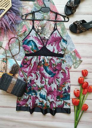 Сарафан шифоновый с жемчужинами