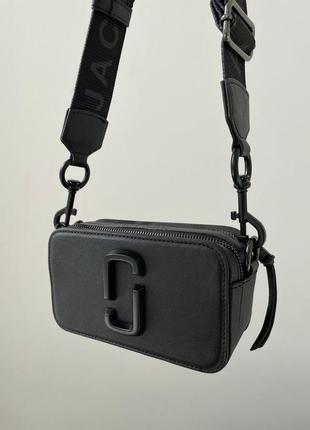 Marc jacobs small camera bag black трендова жіноча чорна міні сумочка марк джейкобс черная элегантная мини сумка тренд