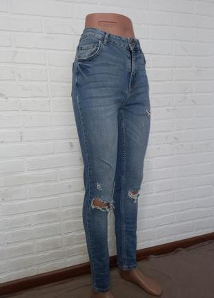 Крутые женские джинсы суперстрейч на высокой посадке3 фото