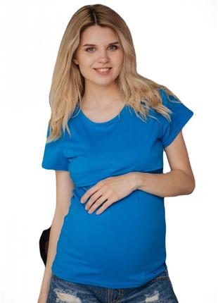 👑vip👑 футболка для беременных и кормящих хлопок базовая футболка