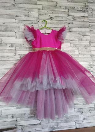 Красивое платице для девочки на любой рост