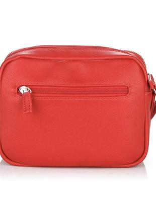 Женская сумка через плечо кросс-боди david jones красная2 фото