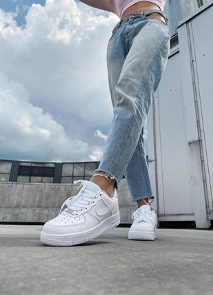 Кроссовки nike air force 1 low white5 фото