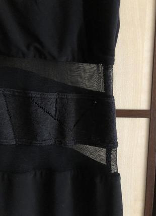 Платье комбинация черное3 фото