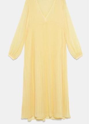 Zara сукня довга бохо легка платье сарафан шифон