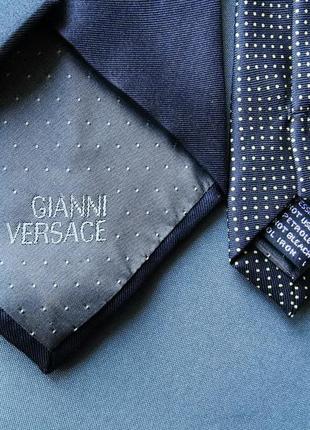 Gianni versace шёлковый галстук.6 фото