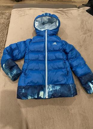 Зимняя куртка, пуховик adidas р. 134-140