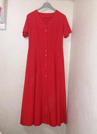 Сукня червона котонова плаття   ♥️🔥☀️   122