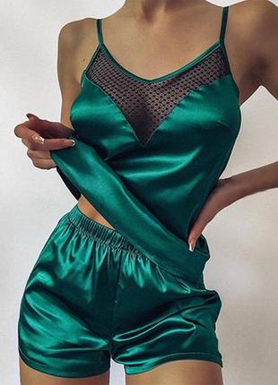 Атласная пижама