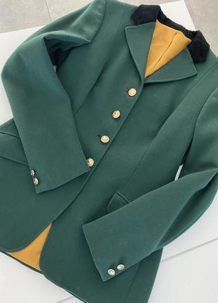 Піджак pikeur вовна жакет old money блейзер клубний піджак