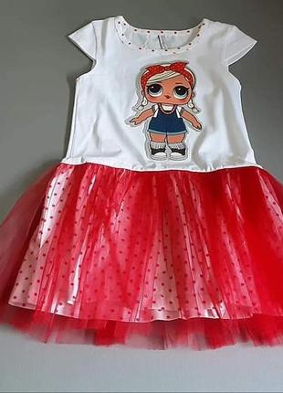 Плаття дитяче з фатиновой спідничкою.