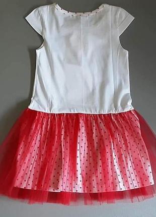 Платье детское с фатиновой юбочкой.2 фото