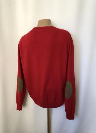 Красный джемпер шерсть кашемир 3