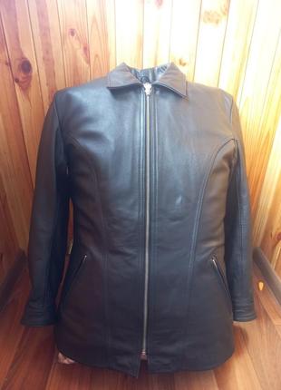 Жіноча шкіряна куртка made in korea