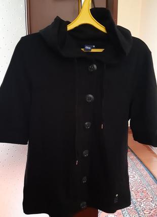 Кофта з капішоном чорна спортивна