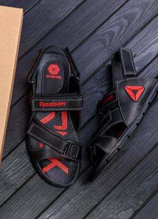 Мужские кожаные сандалии  reebok ns red3 фото