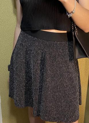 Блестящая юбка от hm
