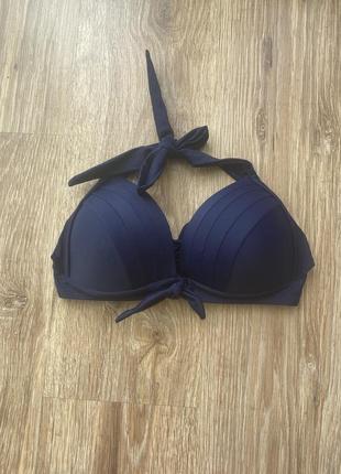 Класний, верх від купальника, темно синього кольору