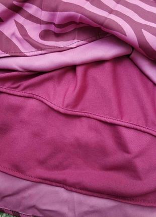 Плаття анімалістичний принт зебра рюші,обортка рожевий,бургунд zebra бренд lewis &melly,р.367 фото