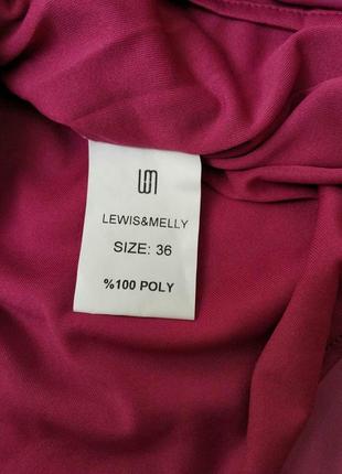 Плаття анімалістичний принт зебра рюші,обортка рожевий,бургунд zebra бренд lewis &melly,р.368 фото