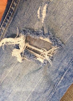 Джинси,джинси з рваним низом,рвані з дірками скінні,узкачи9 фото