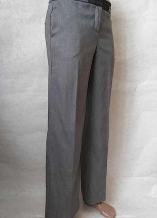 Фирменные next стильные классические брюки в сером цвете с карманами, размер хс3 фото