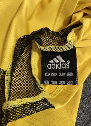 Оригинальная майка adidas адидас топ спортивная жёлтая футболка топ кофта5 фото