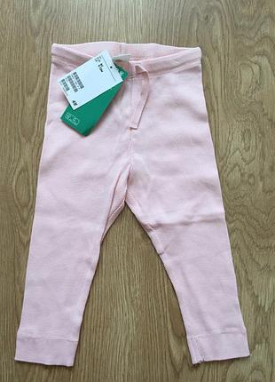 Легкі штанці лосини для дівчинки 80р h&m