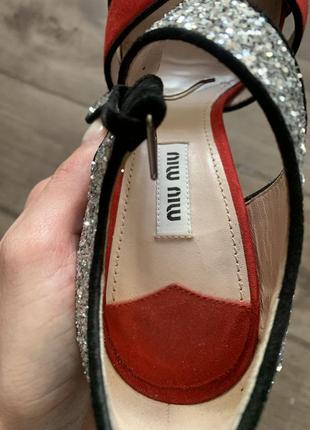 Босоножки miu miu7 фото