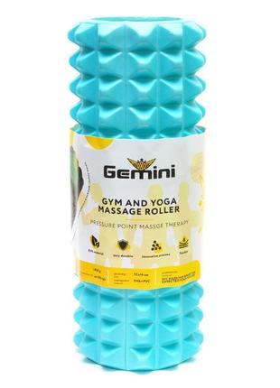 Классный роллер с выемкой валик массажный из упругой eva-пены 33 на 13