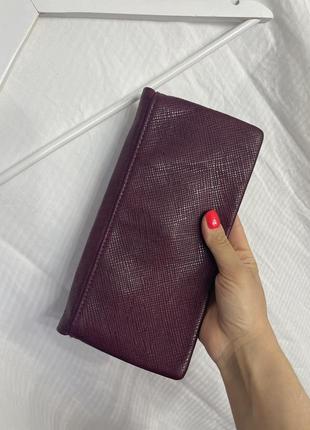 Натуральный винтажный клатч