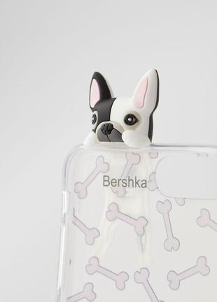 Силиконовый чехол на iphone 6,7,8 plus bershka оригинал2 фото