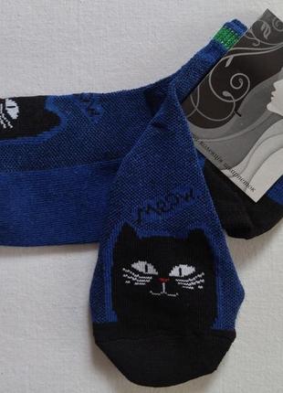 Жіночі шкарпетки з котиками