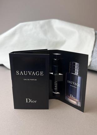 Dior sauvage eau de parfum миниатюра 1ml