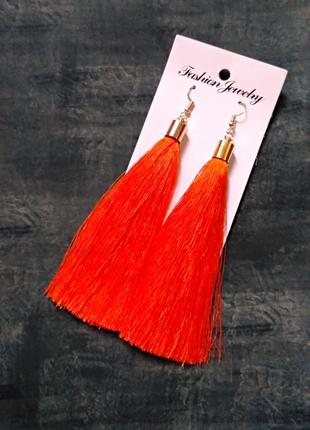 Сережки кисточки
