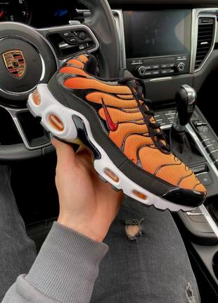 Кроссовки nike air max tn+ black \orange