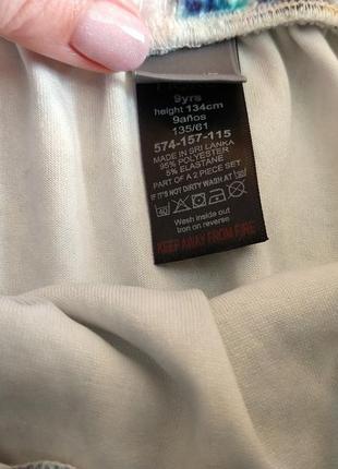 Шикарная юбка ,бархат next 9 лет 8