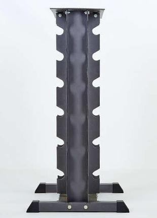 Подставка (стойка) четырехсторонняя для гантелей zelart4 фото