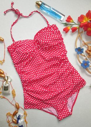 Суперовий відрядний злитий купальник горох george 05.22 🍒❇️🍒