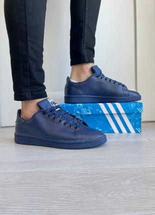 Мужские кожаные кроссовки adidas stan smith #адидас