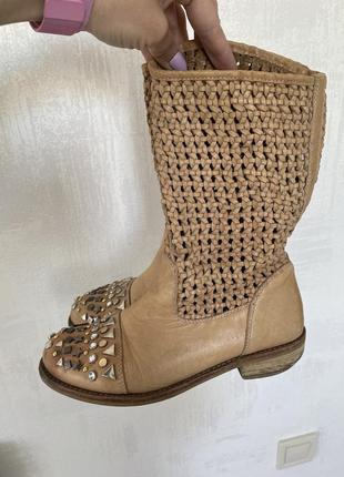 Ботильйони жіночі туфлі черевички sasha fabiani🔥🔥🔥1 фото