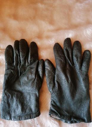 Кожаные перчатки1 фото