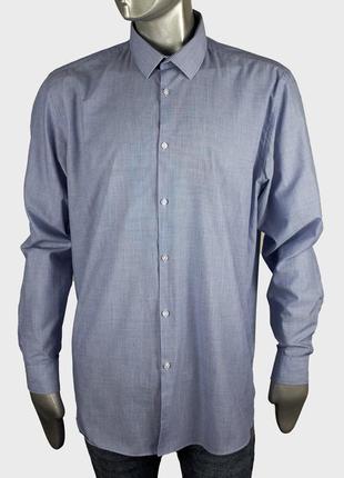 Primark мужская голубая рубашка2 фото