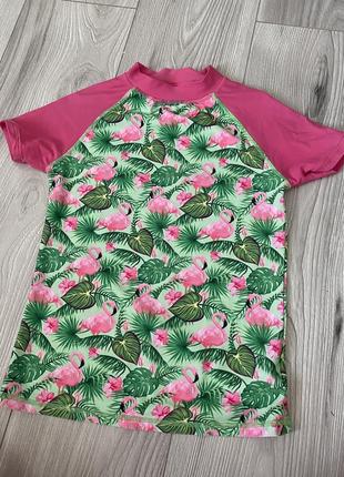 Плаття футболка купальник для купання тропічний принт дитяче костюм