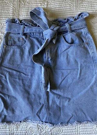 Джинсова спідниця asos, xs