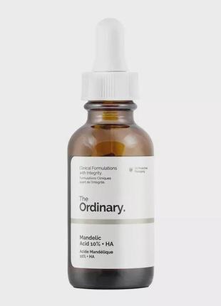 The ordinary - mandelic acid 10%+ha - легкий пилинг с миндальной кислотой - 30 ml2 фото